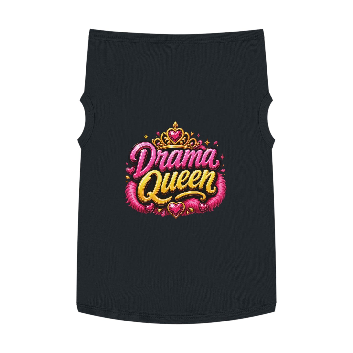 Drama Queen Pet Tank Top — Cute Royalty Dog Shirt