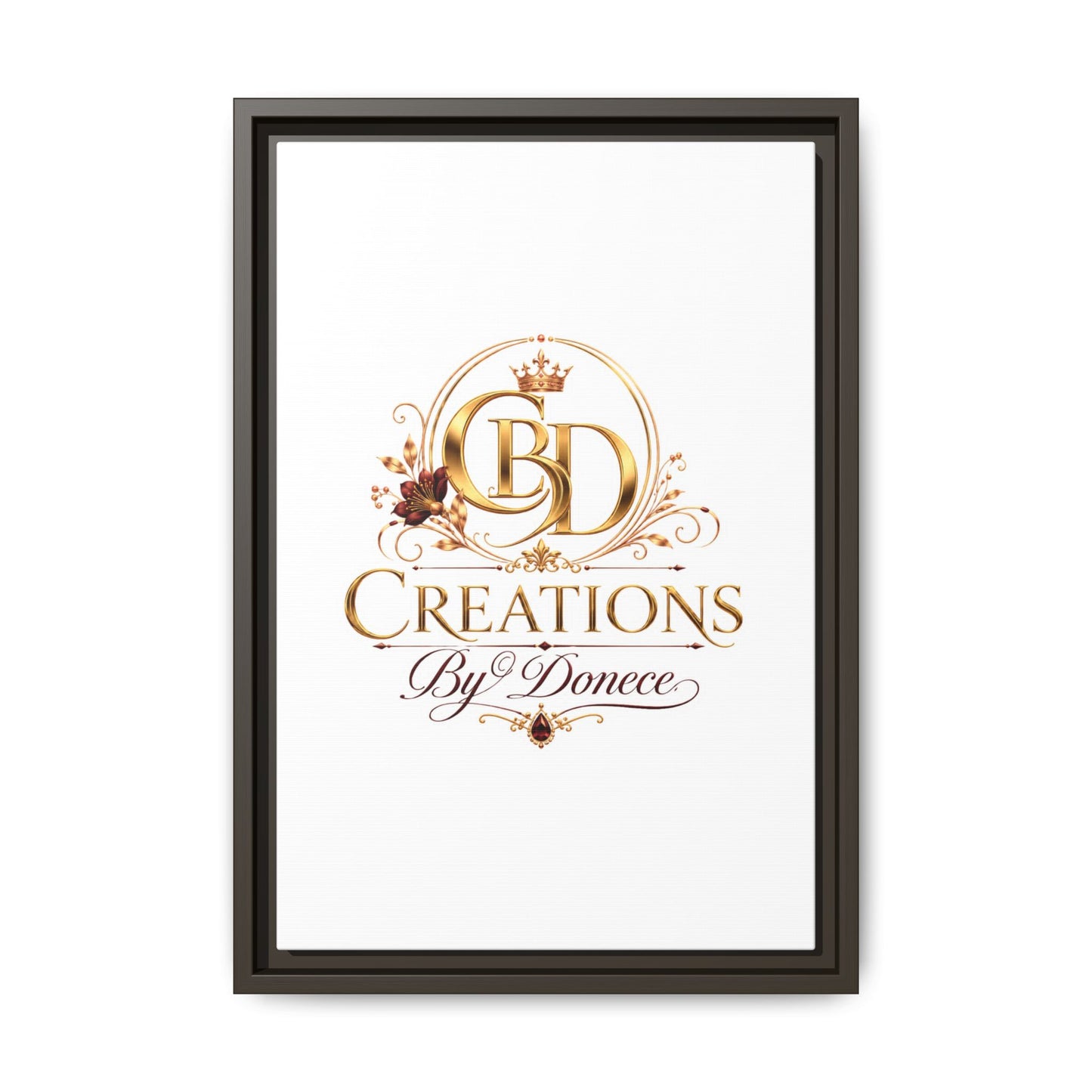 Creations By Donece — Framed Matte Canvas Wall Art