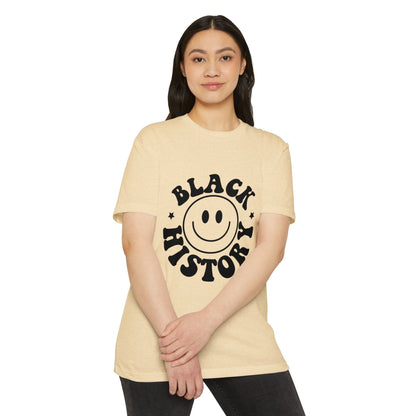 Black History Smiley T-Shirt – Retro Retro Vibe Celebration Tee