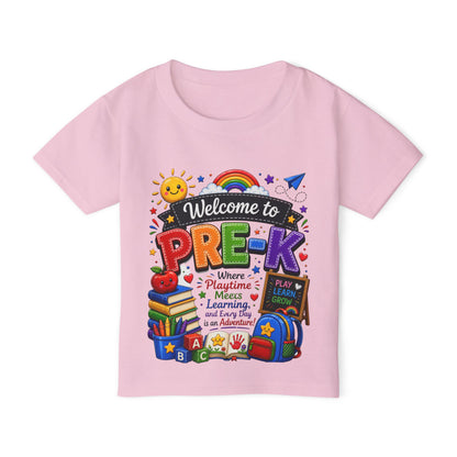 Welcome to Pre-K Toddler T-Shirt – Colorful Back-to-School Preschool Tee