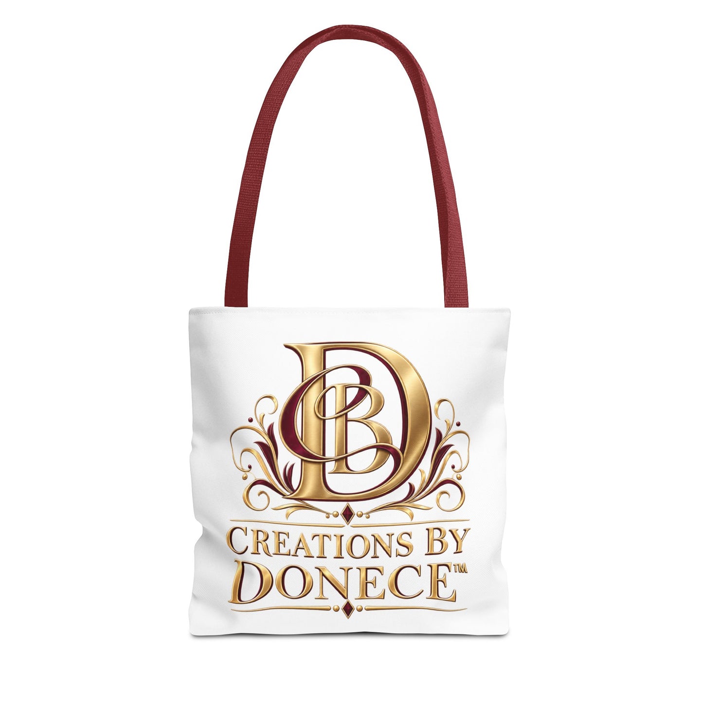 Creations by Donece Gold Logo Tote