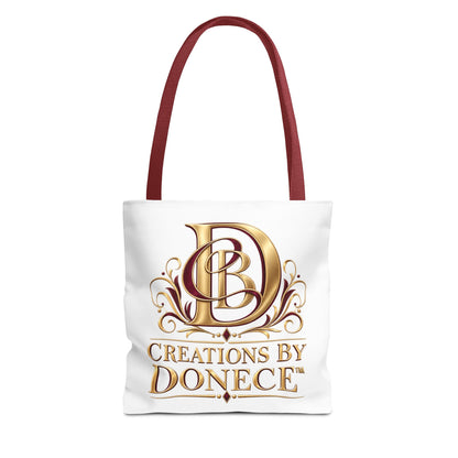 Creations by Donece Gold Logo Tote