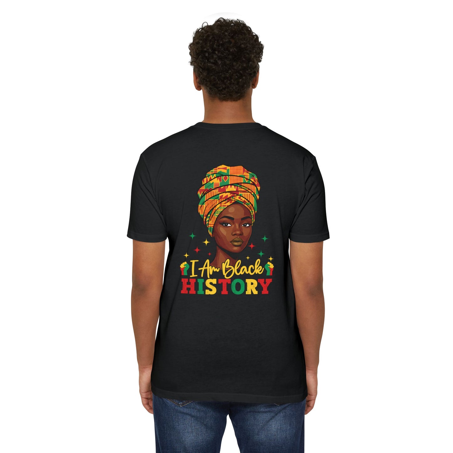 I Am Black History T-Shirt — Afrocentric Headwrap Pride Tee