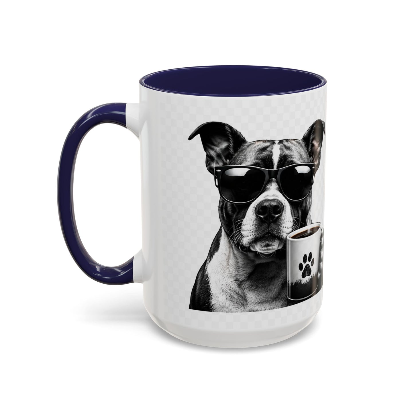 Dog Lover Coffee Mug — "I Don't Need Therapy I Just Need My Dog (And Coffee)" Accent Mug