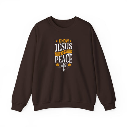 Know Jesus Know Peace Sweatshirt