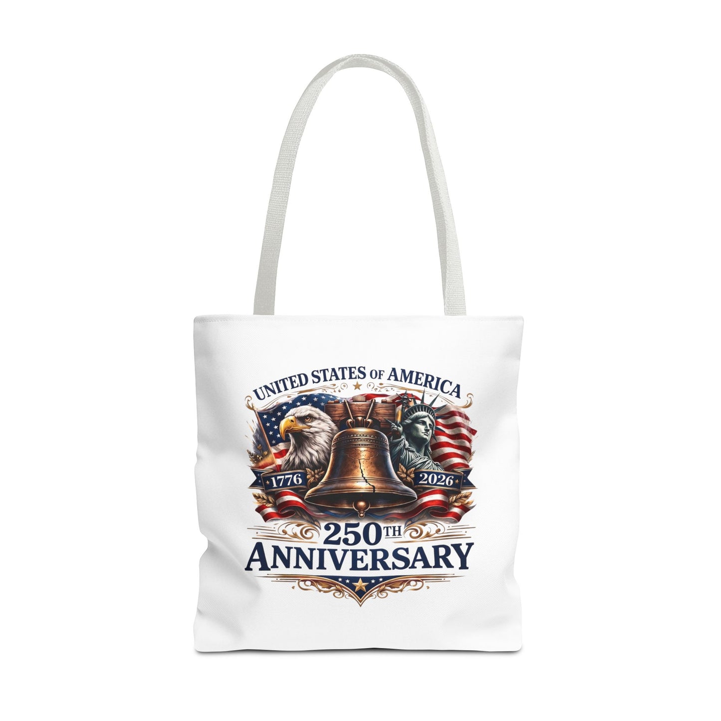 Anniversary Tote Bag — "United States of America 250th Anniversary" Liberty Bell Design
