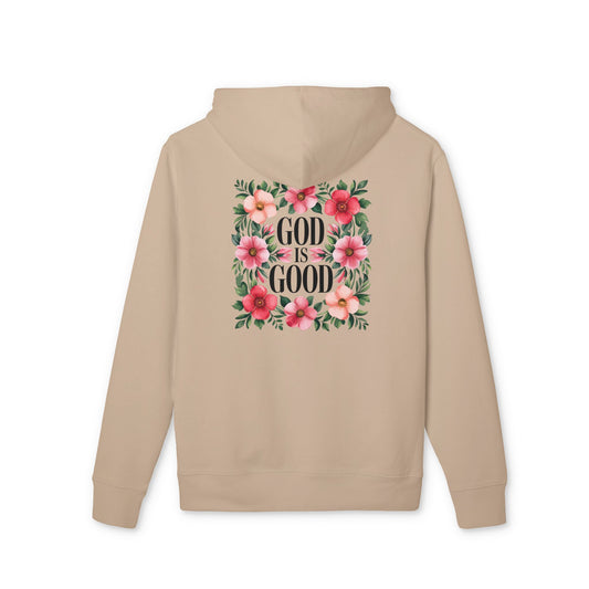 God Is Good Floral Hoodie — Christian Inspirational Pullover