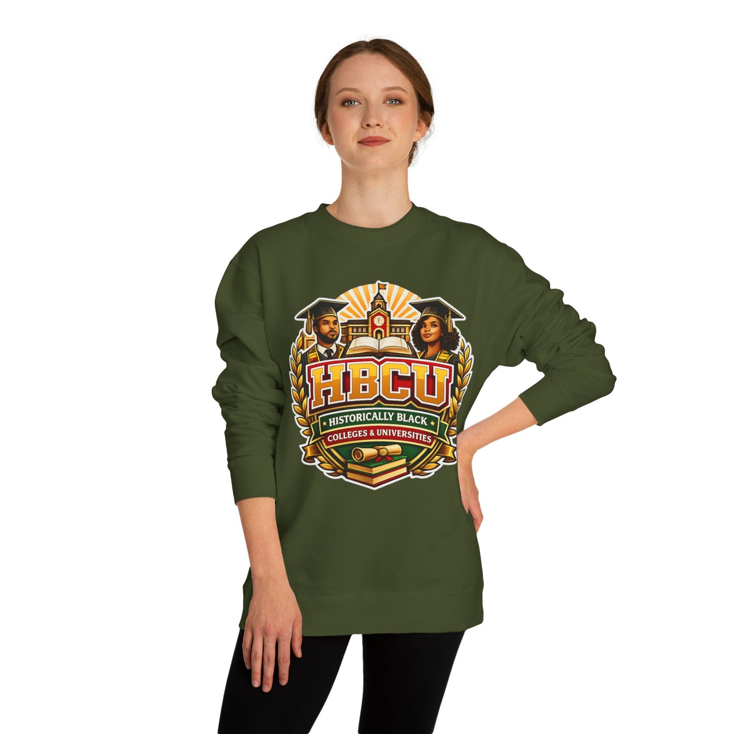 HBCU Crest Sweatshirt — Historically Black Colleges & Universities Crewneck
