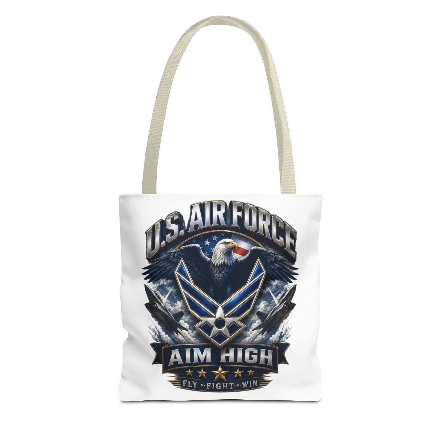 U.S. Air Force Aim High Tote Bag — Patriotic Eagle Military Tote