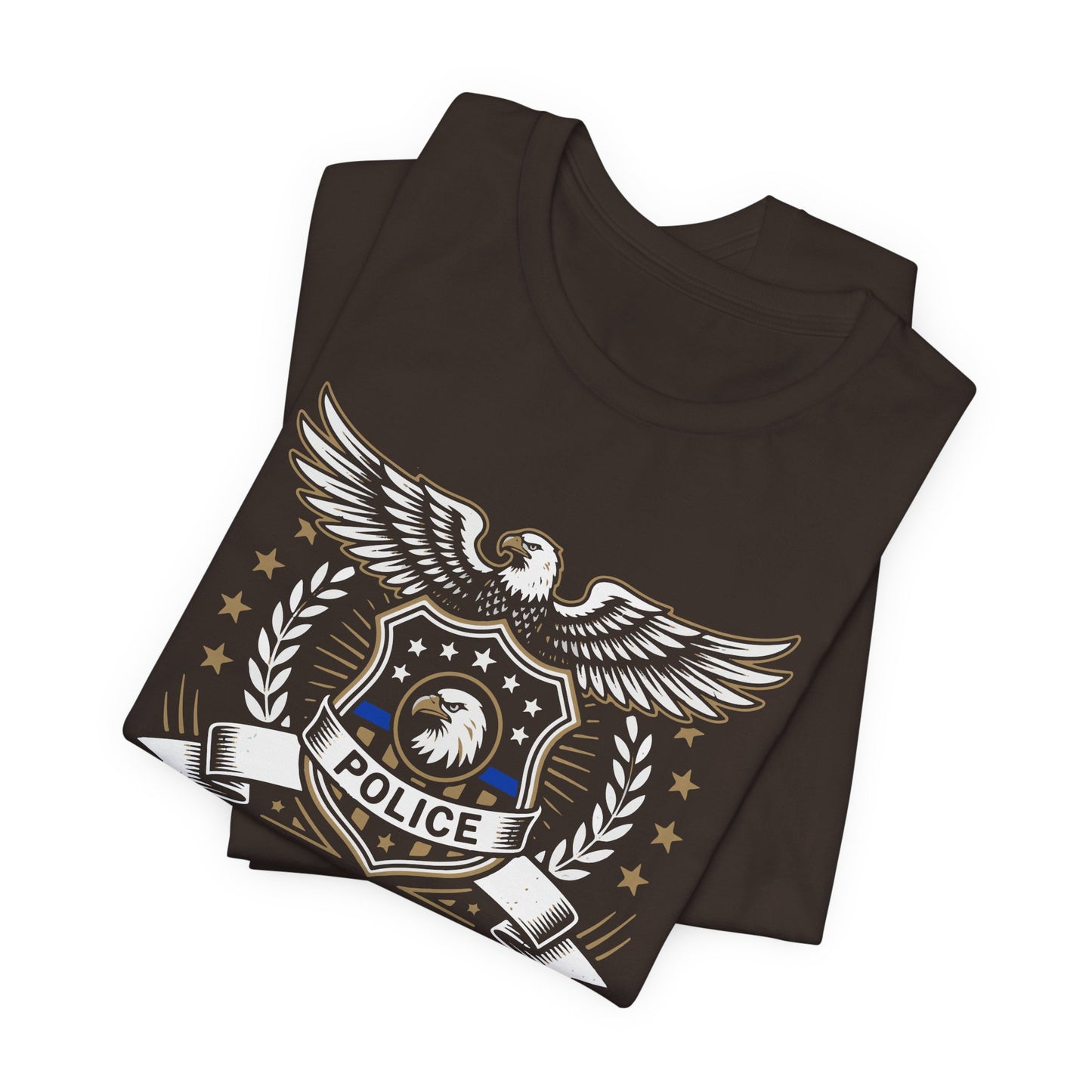 Police Honor Courage Service T-Shirt — Law Enforcement Tribute Tee