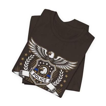 Police Honor Courage Service T-Shirt — Law Enforcement Tribute Tee
