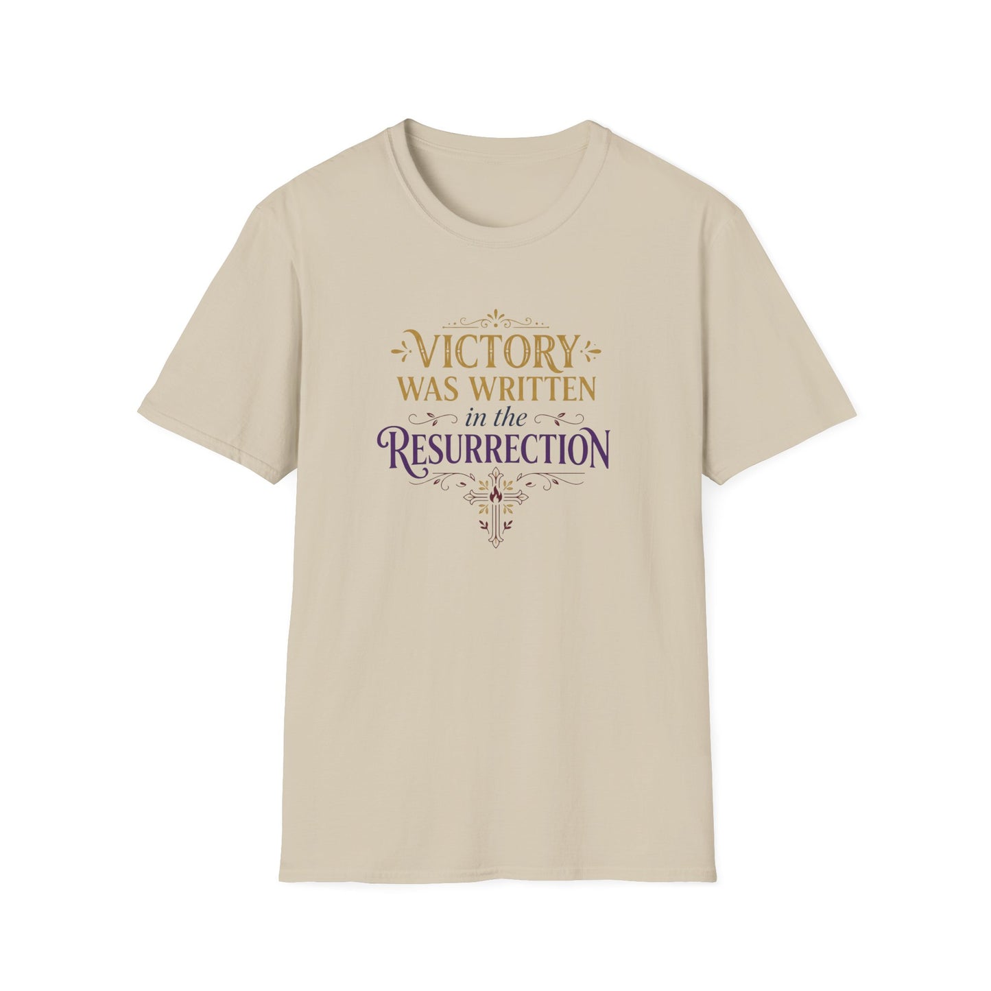 "Victory Was Written in the Resurrection" T-shirt