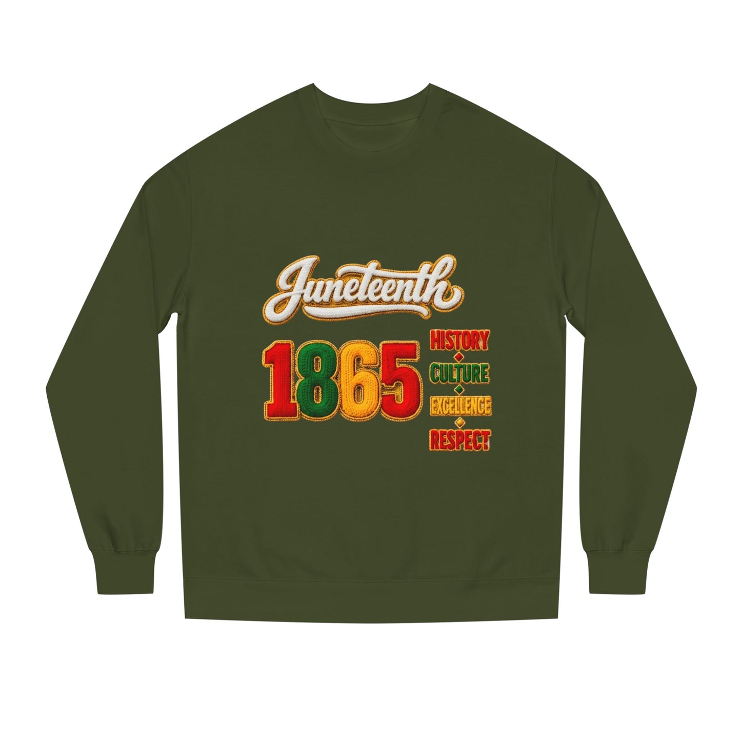 Juneteenth 1865 Sweatshirt — History • Culture • Resilience • Respect