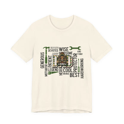 Best Dad Toolbox Word Cloud T-Shirt