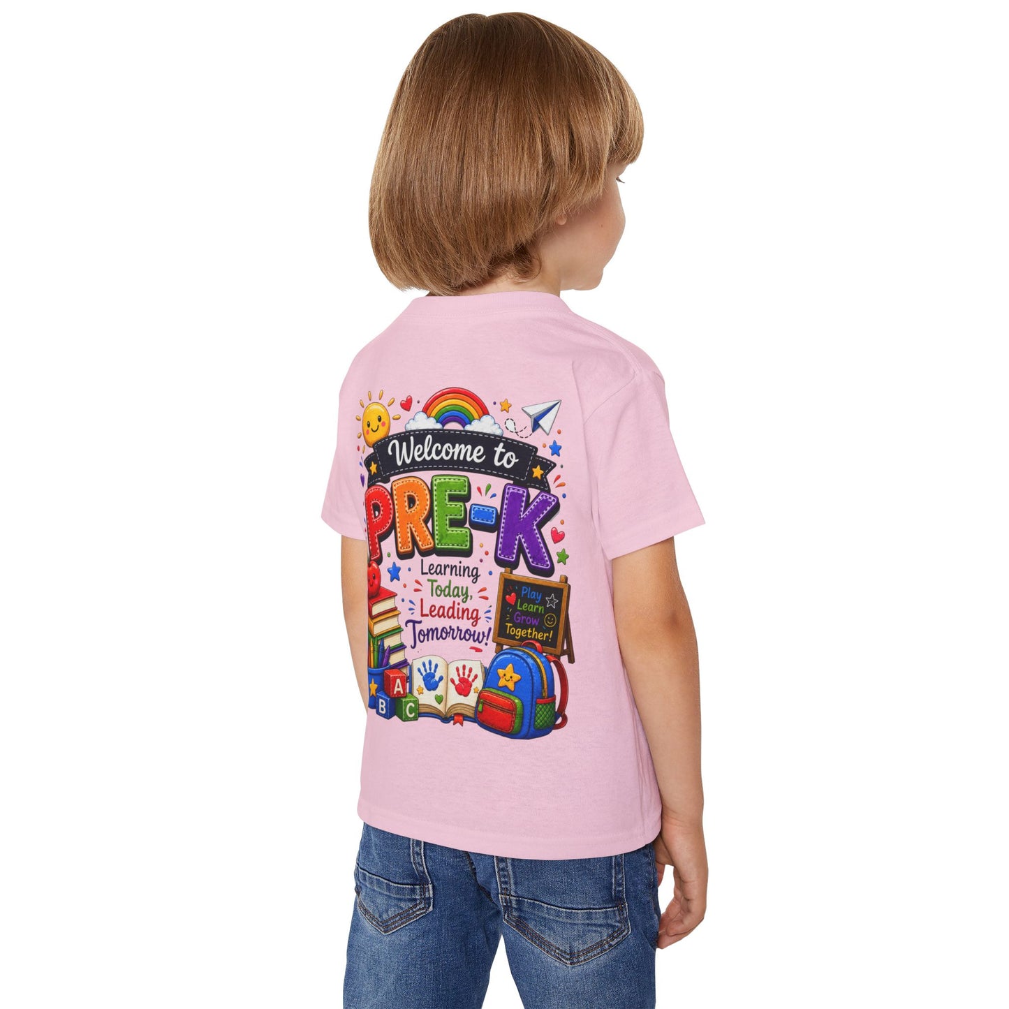 Welcome to Pre-K Toddler T-Shirt — Colorful Back-to-School Preschool Shirt