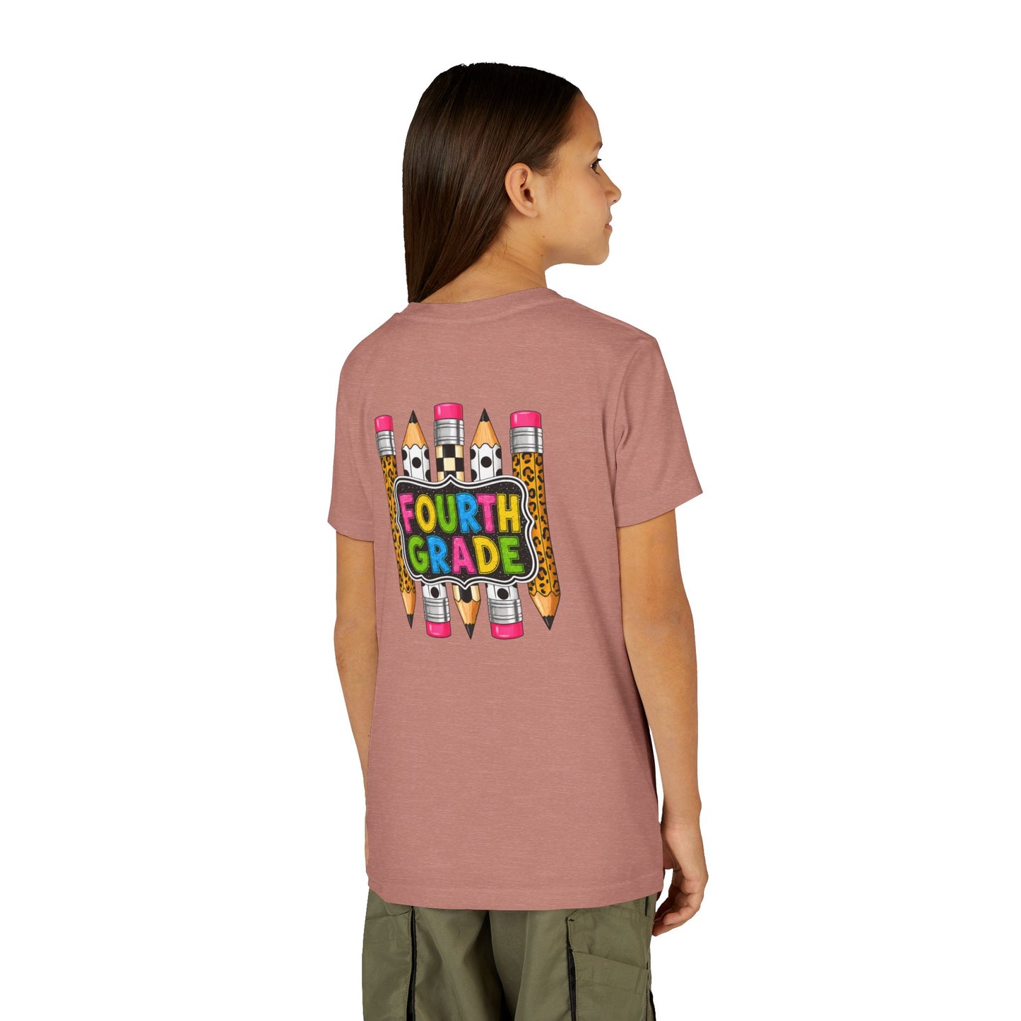 Fourth Grade Pencil Kids Tee – Back to School Youth Shirt