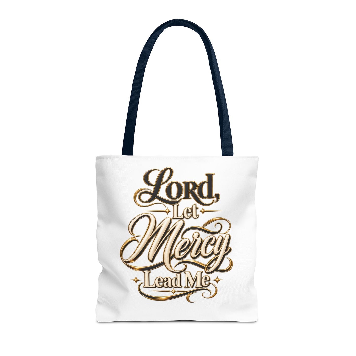 Lord, Let Mercy Lead Me Tote Bag – Inspirational Christian Canvas Tote