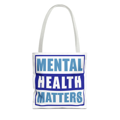 Mental Health Matters Tote Bag — Awareness Canvas Shopper