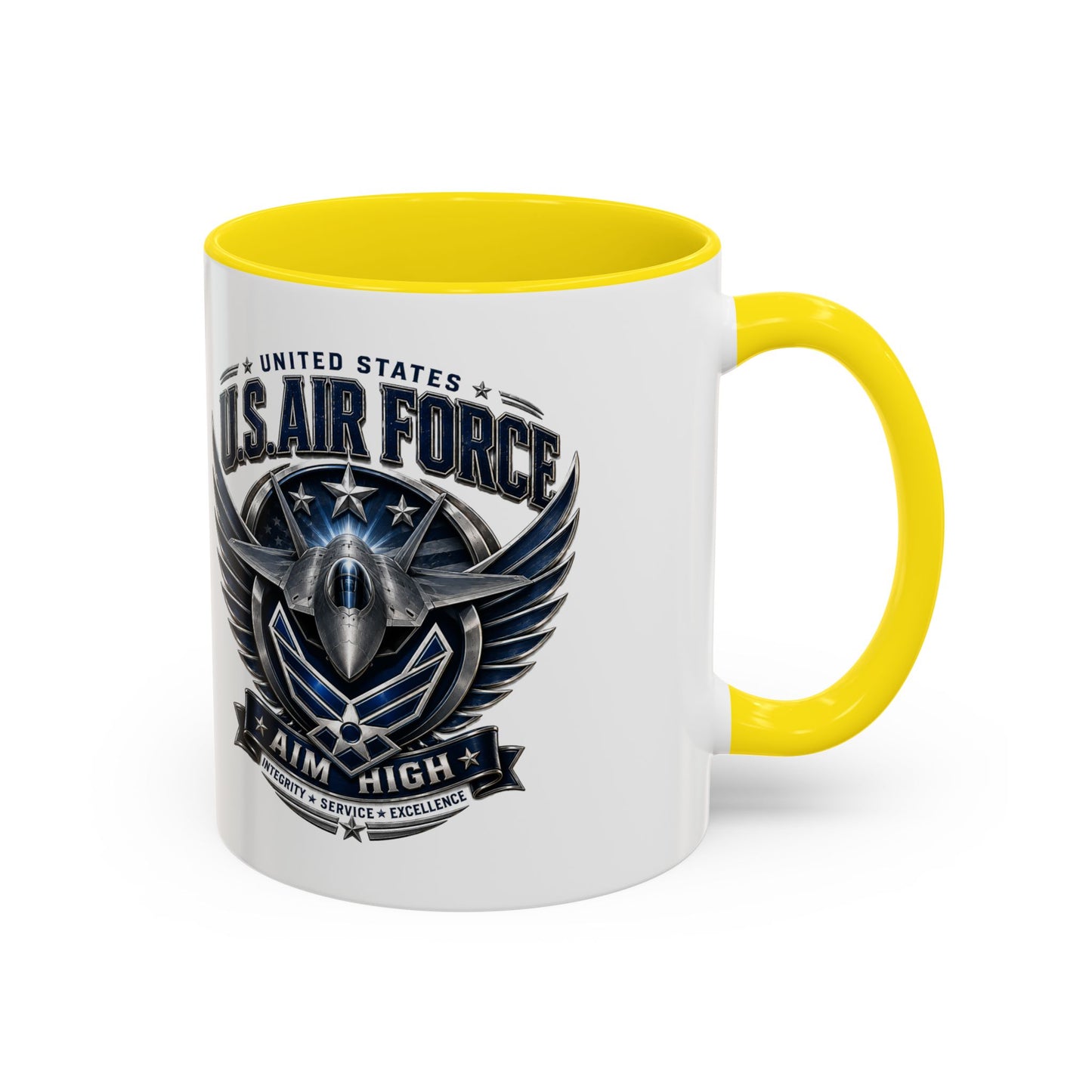 U.S. Air Force Aim High Accent Coffee Mug (11/15oz)