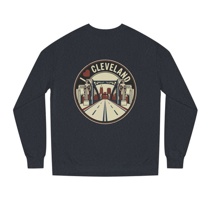 Cleveland Skyline Sweatshirt — I  Cleveland Retro City Crewneck