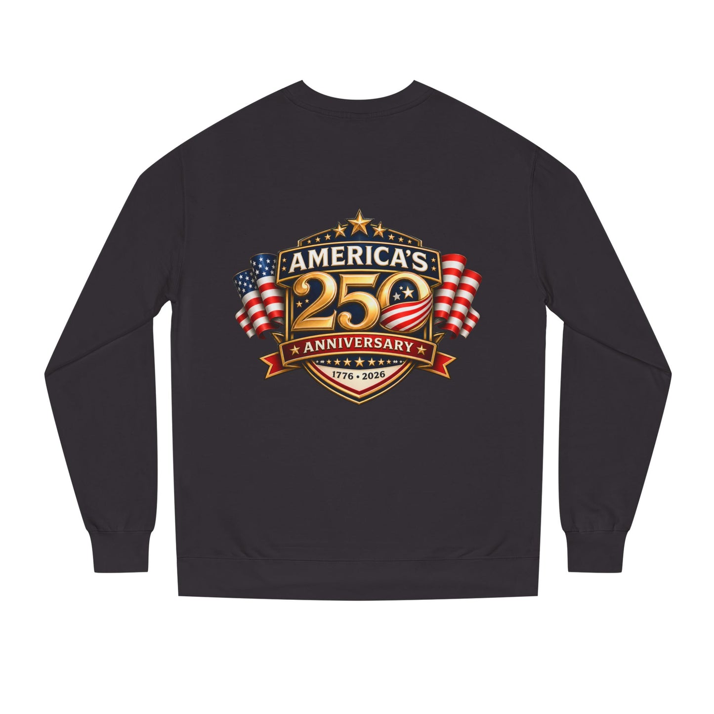 America's 25th Anniversary Sweatshirt — Patriotic USA Flag Crewneck (1776–2026)