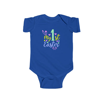 Baby Bodysuit "My 1st Easter" - Pastel Bunny First Easter Onesie