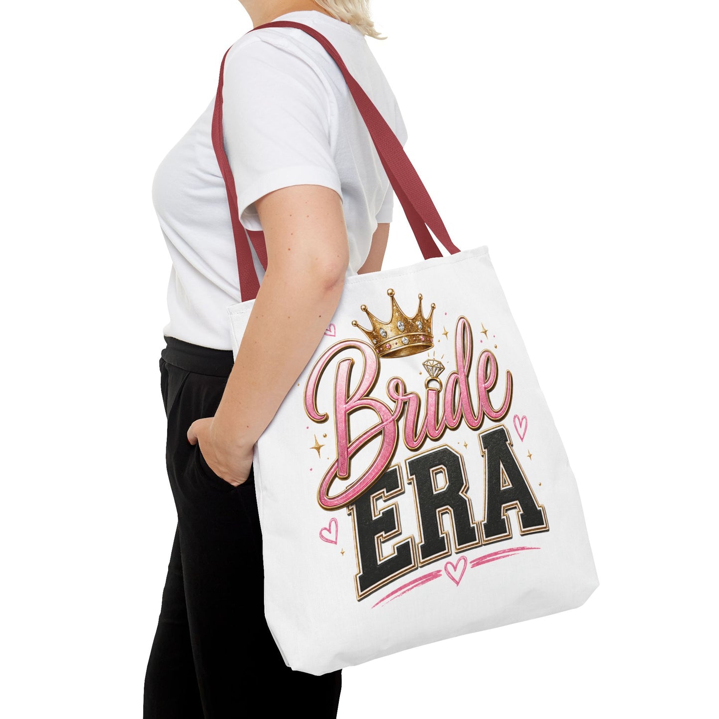Bride Era Tote Bag — Bachelorette Bride Crown Tote for Bridal Shower & Wedding Weekend