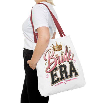 Bride Era Tote Bag — Bachelorette Bride Crown Tote for Bridal Shower & Wedding Weekend