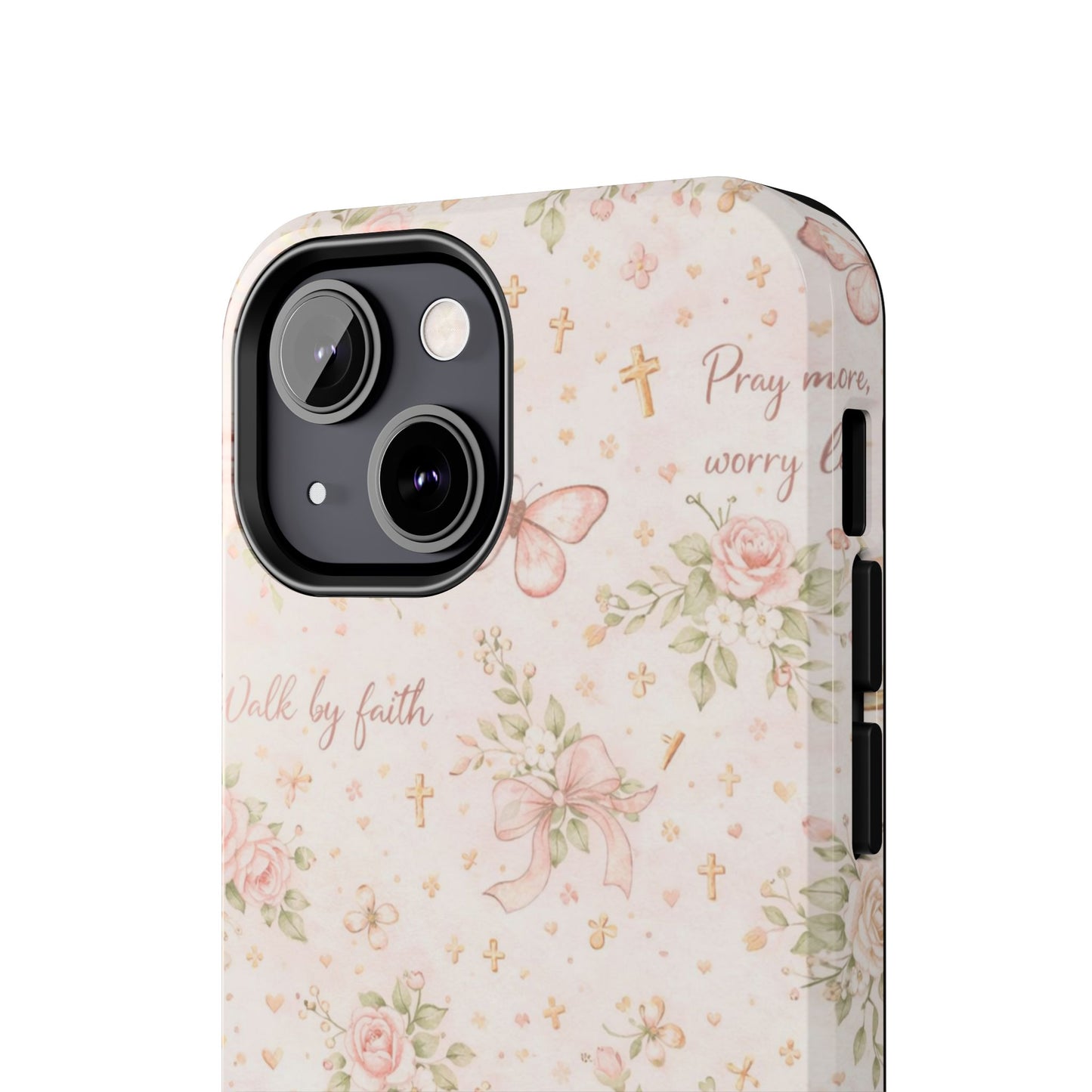 Walk By Faith Phone Case | Christian Floral iPhone Case