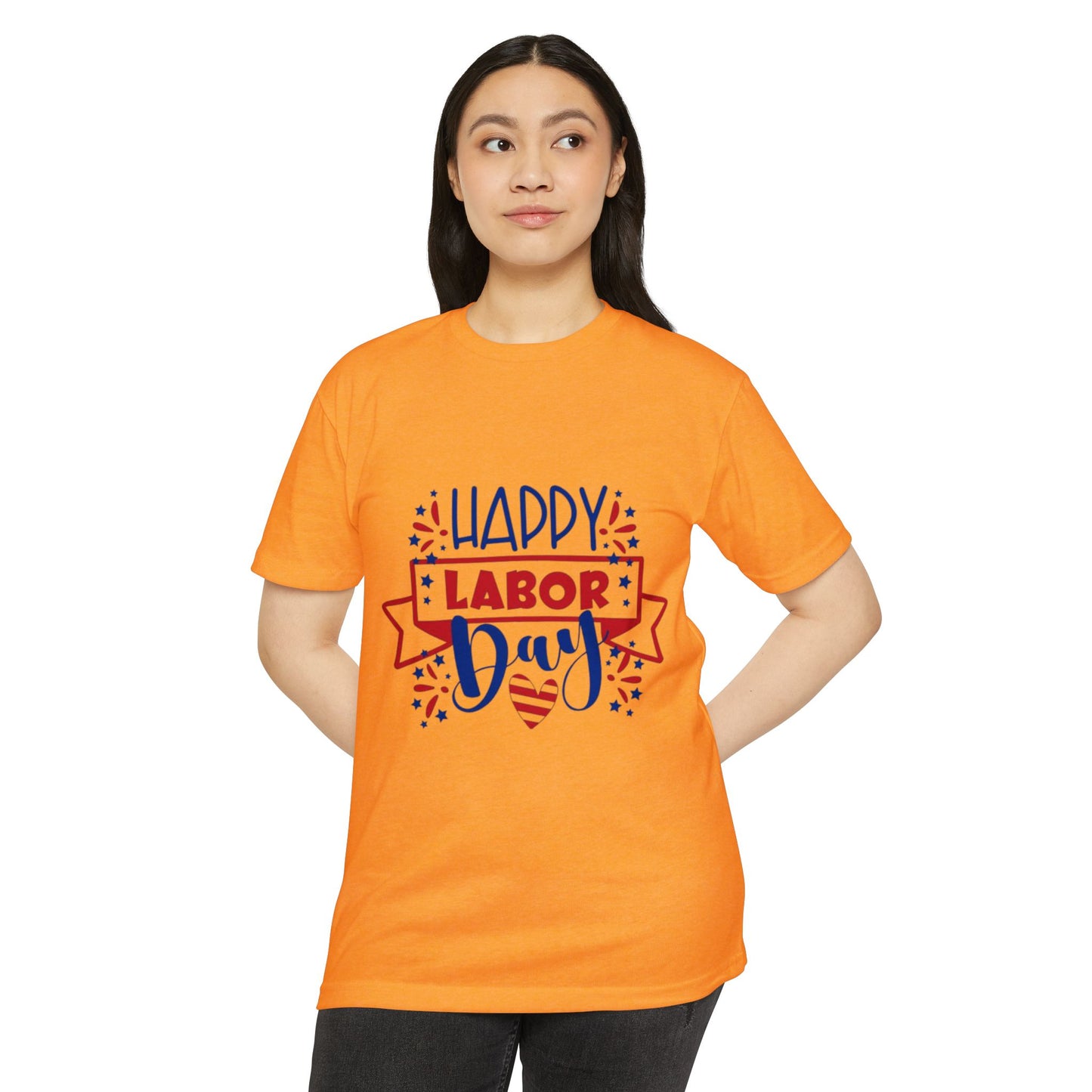Labor Day T-Shirt - "Happy Labor Day" Patriotic Graphic Tee