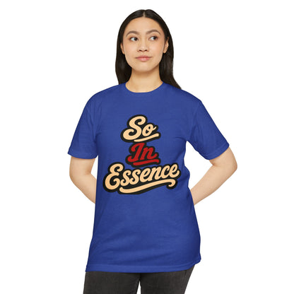 So In Essence T-Shirt — Retro Script Graphic Tee