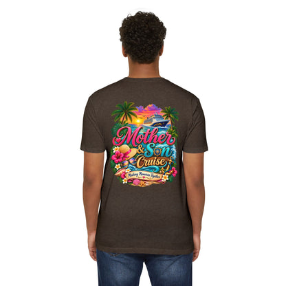 Mother & Son Cruise T-Shirt — Tropical Family Vacation Graphic Tee