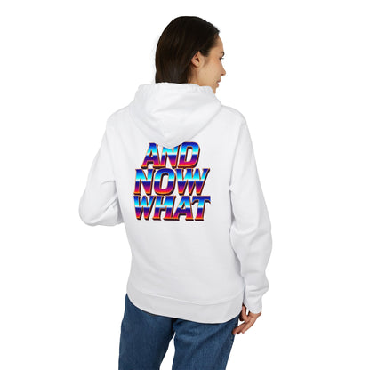 And Now What Hoodie — Retro Gradient Text Pullover
