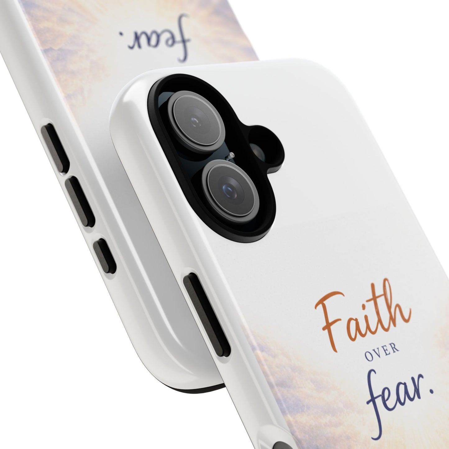 Faith Over Fear Phone Case — Inspirational Christian iPhone Cover