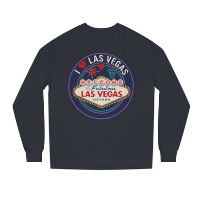 Las Vegas Welcome Sign Sweatshirt – Retro "I  Las Vegas" Crewneck