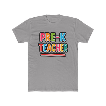 Pre-K Teacher T-Shirt — Colorful Retro Kids Classroom Tee