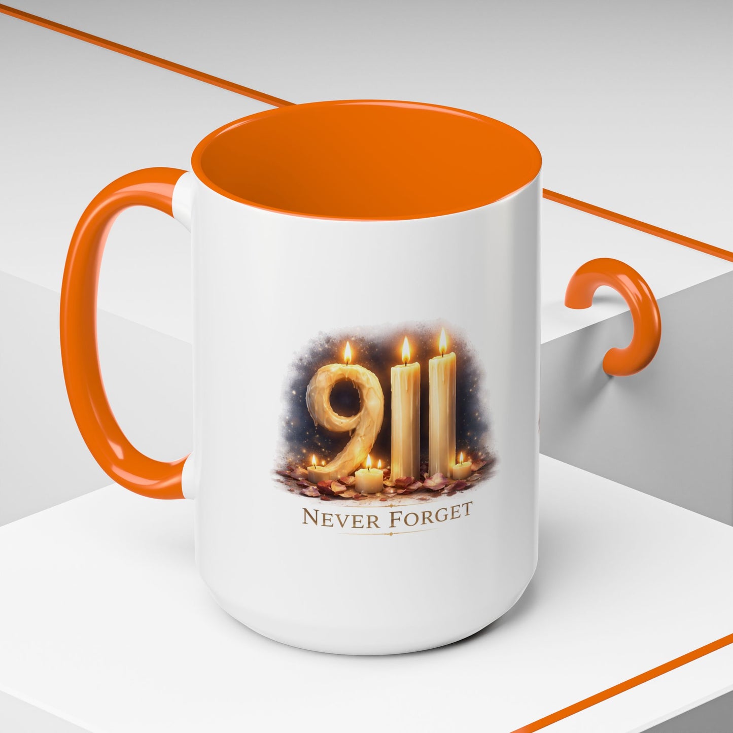 9/11 Never Forget Memorial Coffee Mug