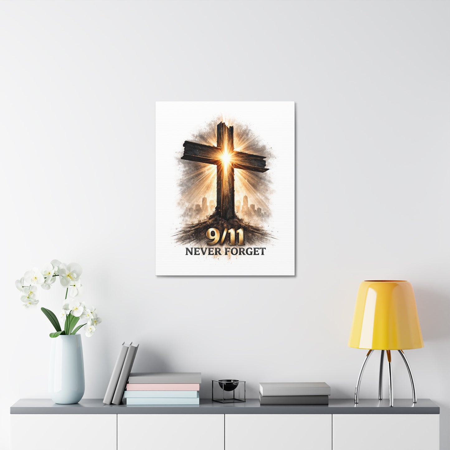 9/11 Never Forget Canvas Wall Art
