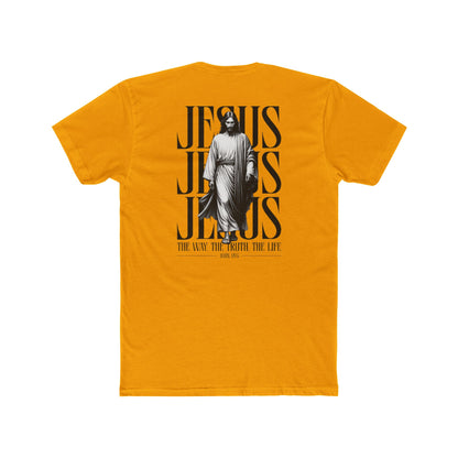 Jesus Typography Graphic Tee — "The Way The Truth The Life" Christian T‑Shirt