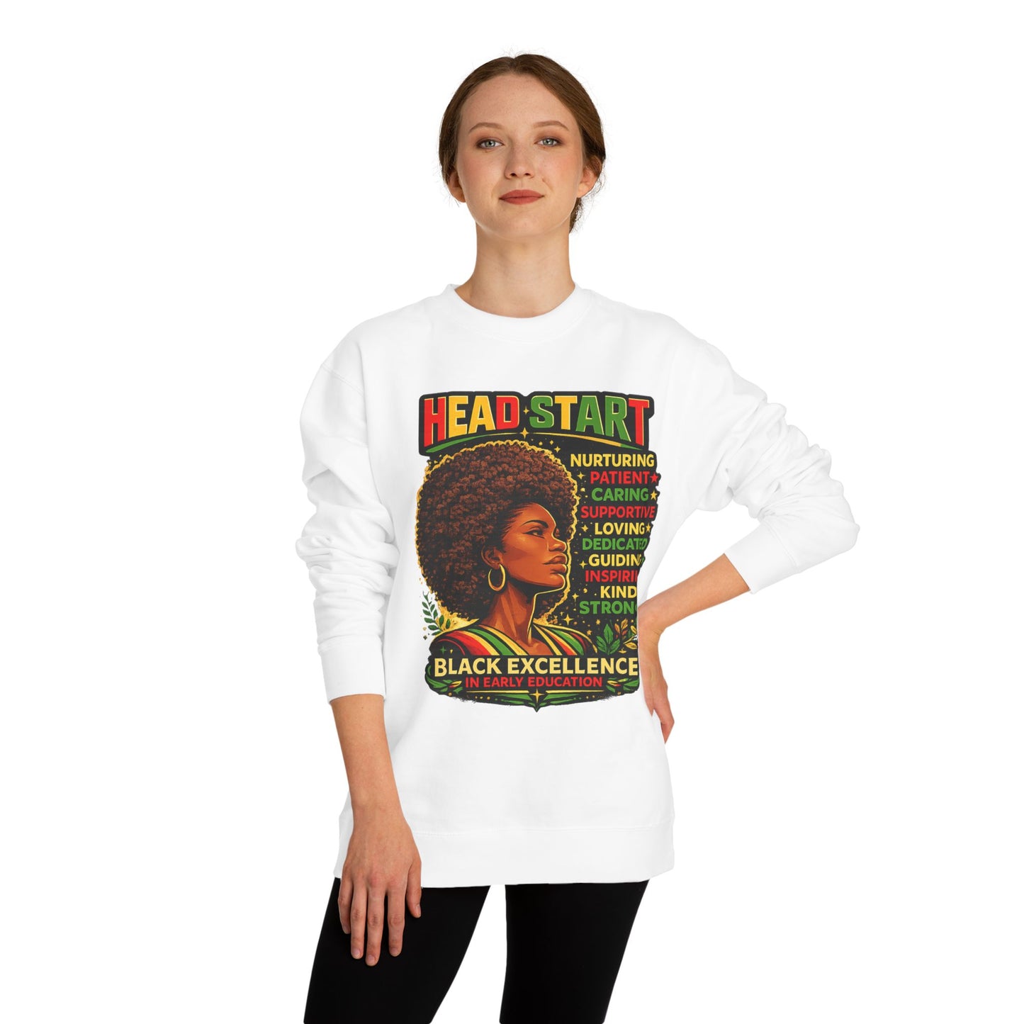 Head Start Black Excellence Sweatshirt — Afrocentric Empowerment Crewneck