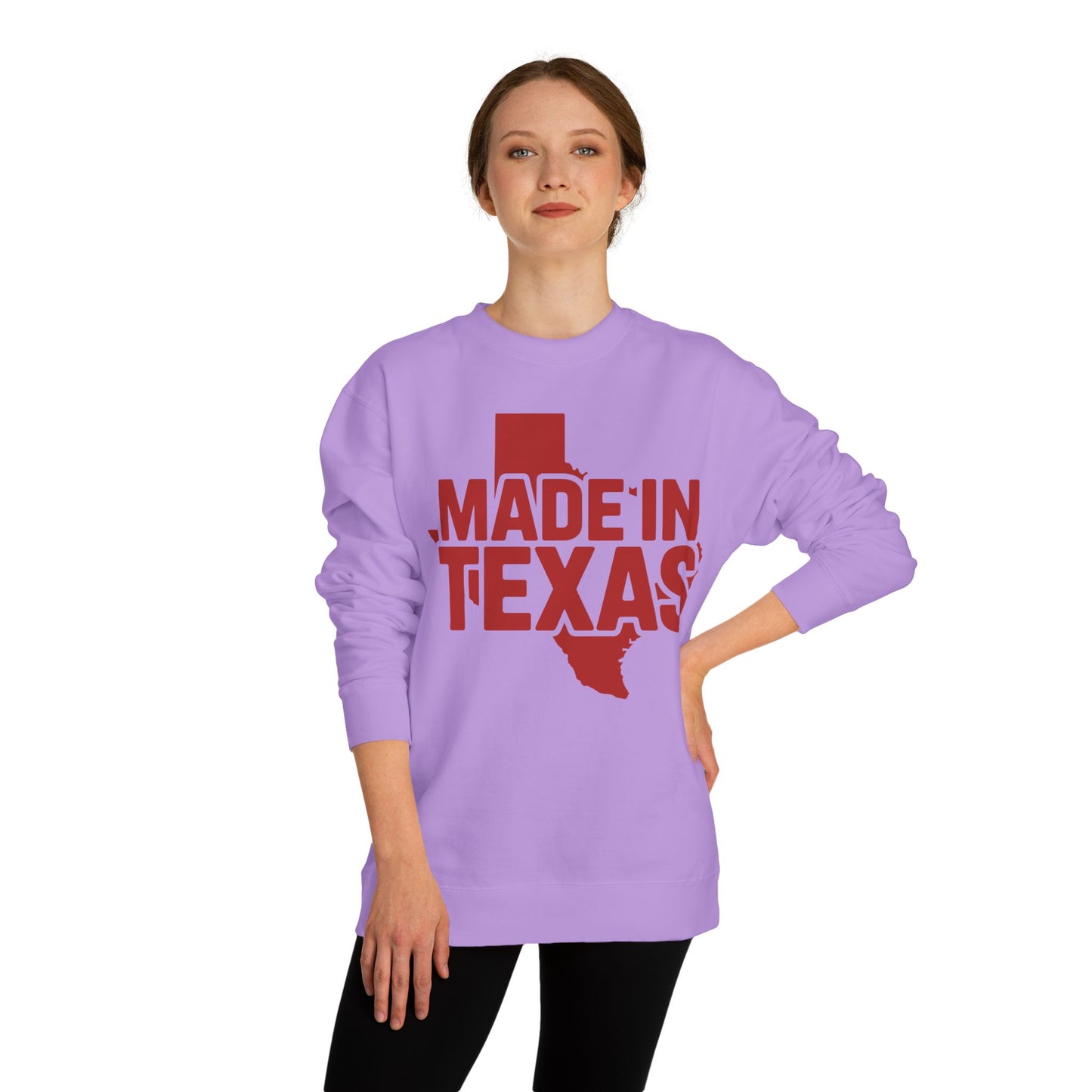 Made in Texas Sweatshirt — Retro State Pride Crewneck