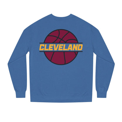 Cleveland Basketball Crewneck Sweatshirt — Retro Hoop Logo