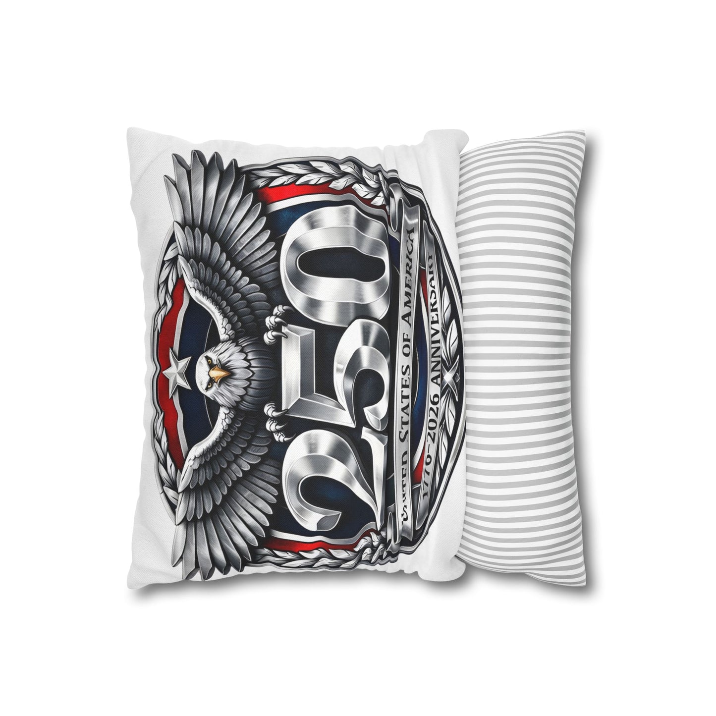 Spun Polyester Square Pillowcase