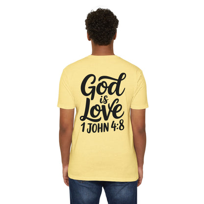 God Is Love T-Shirt - 1 John 4:8 Inspirational Christian Tee