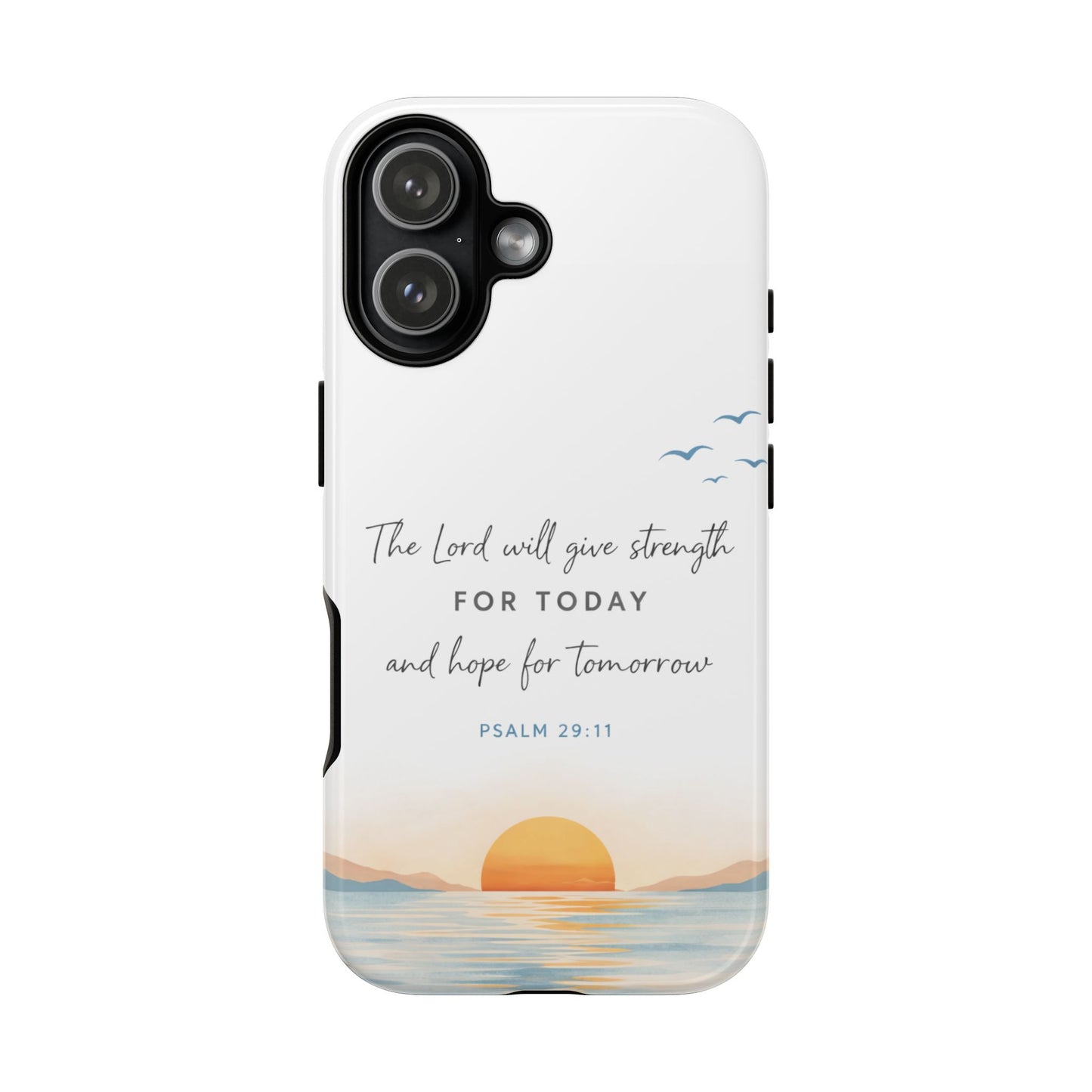 Sunrise Scripture Phone Case, Bible Verse Phone Case | Christian iPhone & Samsung Case, Faith-Based Inspirational Scripture Phone Cover