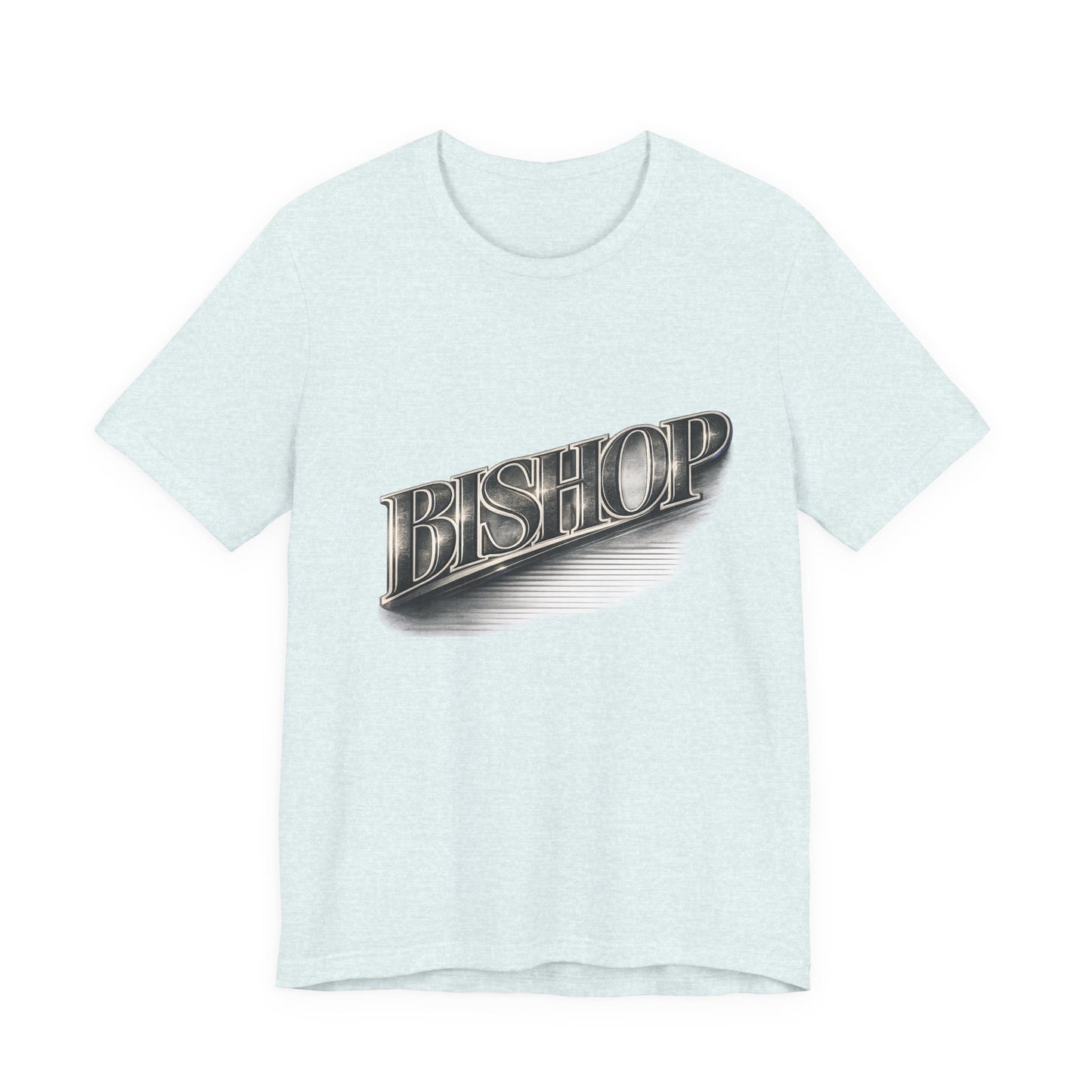 Bishop Retro Chrome Logo T‑Shirt