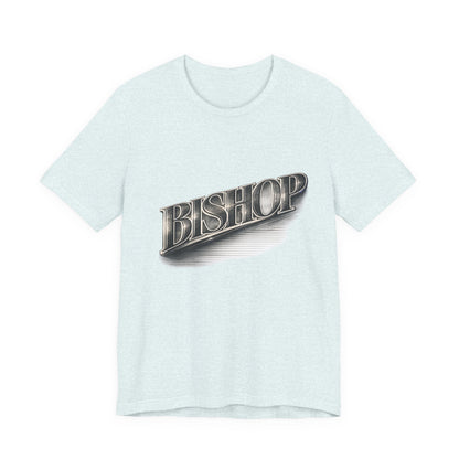 Bishop Retro Chrome Logo T‑Shirt