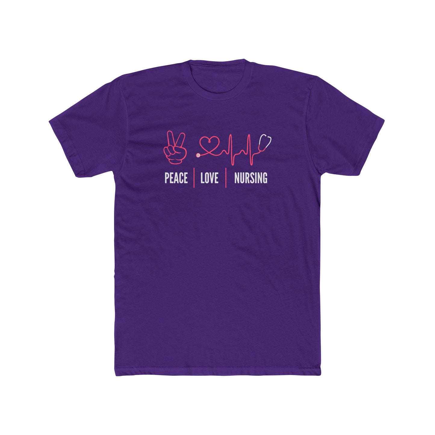 Nursing Tee — Peace Love Nursing Graphic Shirt