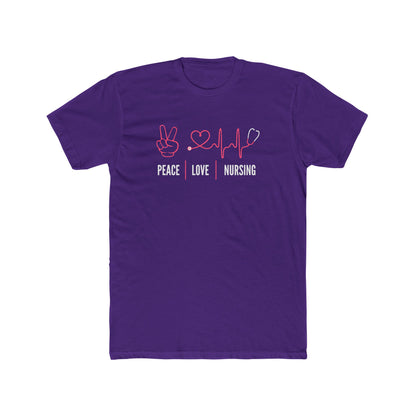 Nursing Tee — Peace Love Nursing Graphic Shirt