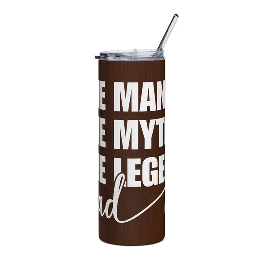 20oz Stainless Tumbler — “The Man, The Myth, The Legend” Dad Travel Mug